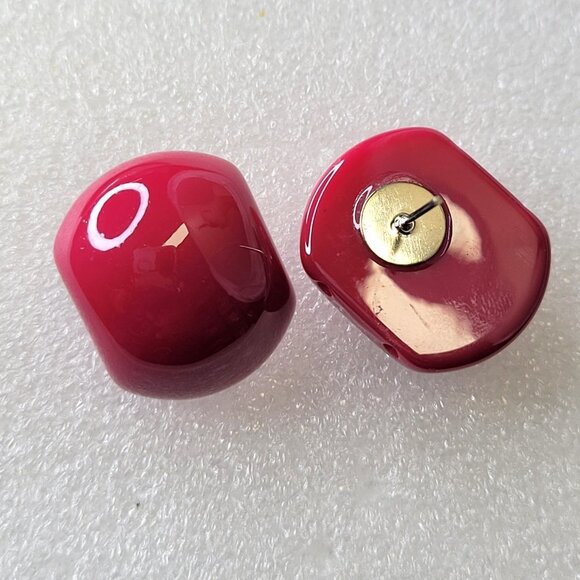 Pink Stud Earrings - Picture 3 of 7